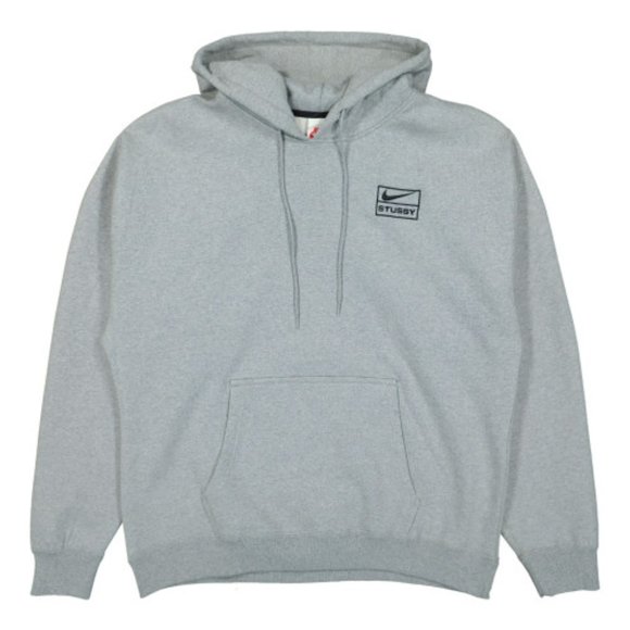 【Nike x Stussy】 NRG RA Pullover Hoodie Dark Grey Heather Nike Stussy NRG Pullover Hoodie - Dark Grey Heather Size XL